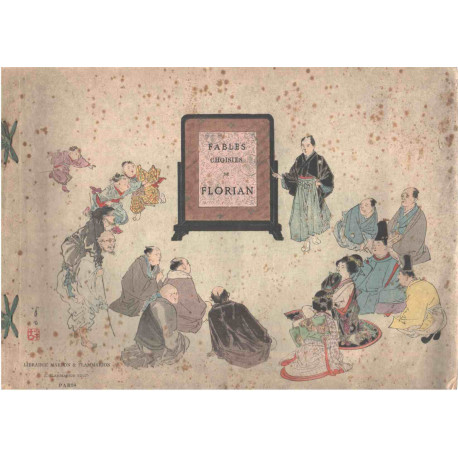 Fables choisies de J.P Claris de florian illustrées par des...
