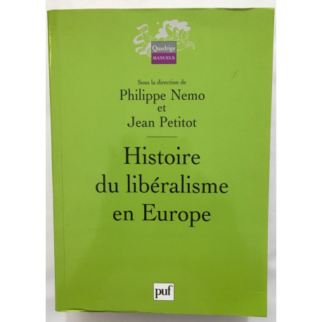 Histoire du libéralisme en Europe