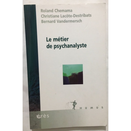 Le métier de psychanalyste