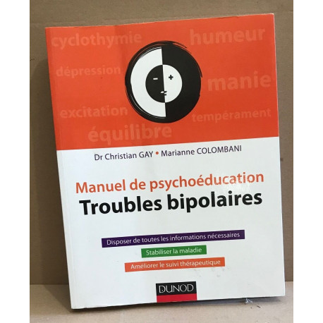 Manuel de psychoéducation - Troubles bipolaires