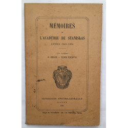 Mémoires de l académie de Stanislas (année 1949-1950 6e série...