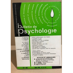 Bulletin de psychologie n° 277