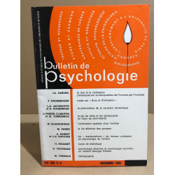 Bulletin de psychologie n° 273