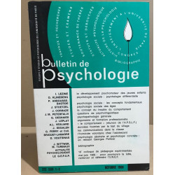 Bulletin de psychologie n° 272