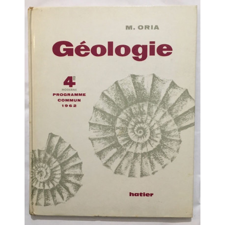Géologie (classe de 4e moderne)