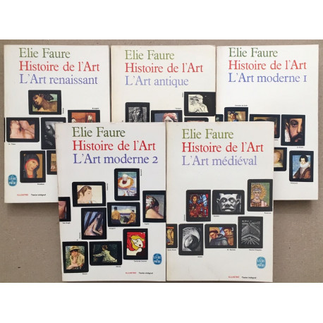 Histoire de l'art (édition complète en 5 tomes)