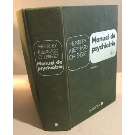 Manuel de psychiatrie / 6° edition