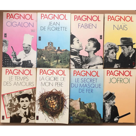 Lot de 8 livres du même auteur