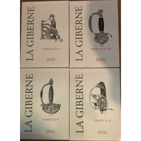 La giberne . réédition intégrale / 8 tomes en 4 emboitages...