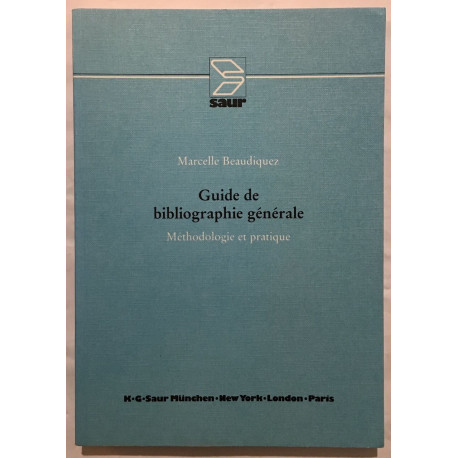 Guide de bibliographie générale : méthodologie et pratique