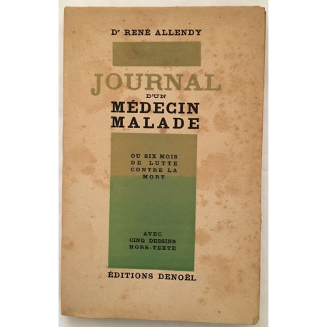 Journal d' un medecin malade