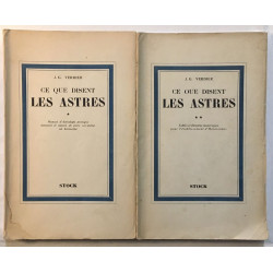 Ce que disent les astres (edition de 1940 en 2 tomes)