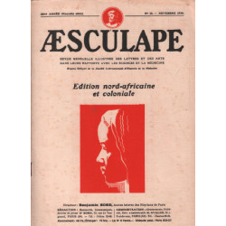 Aesculape / edition nord -africaine et coloniale / novembre 1938 /...
