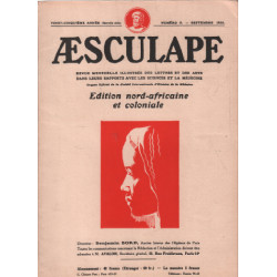 Aesculape / edition nord -africaine et coloniale / septembre 1935 /...