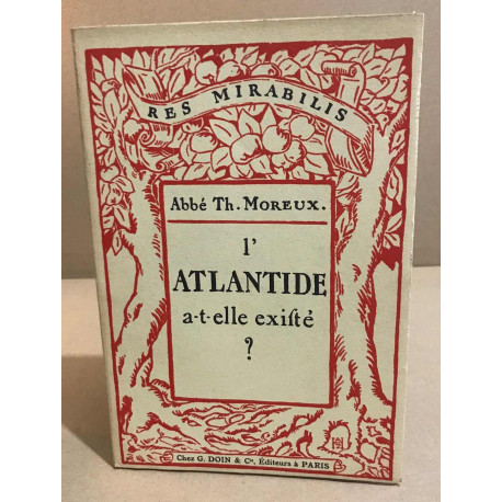 L'atlantide a t-t'elle existé
