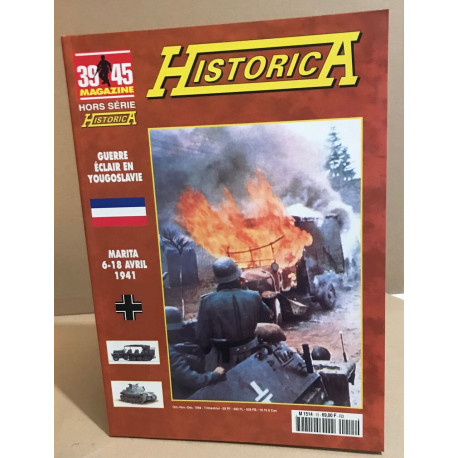 39-45 magazine hors serie n° 57 / guerre éclair en Yougoslavie :...