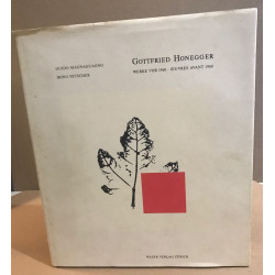Gottfried Honegger / oeuvres avant 1960 - werke vor 1960 / texte en...