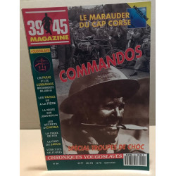 39-45 magazine n° 84 / le marauder du cap corse - commandos...
