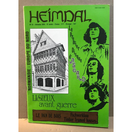 Revue heimdal n° 21 / lisieux avant guerre / le premier disque...