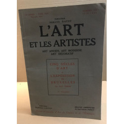 L'art et les artistes n° 156 / cinq siècles d'art à l'exposition...