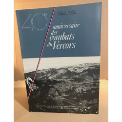 40° anniversaire des combats du Vercors 1944-1984 ( 7 livrets)