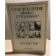 L'encyclopedie Diderot et d'alembert / antiquité / recueil de...