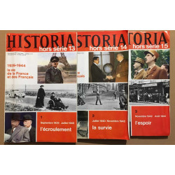 1939-1949 : la vie de la France et des Francais ( lot de 3 livres)