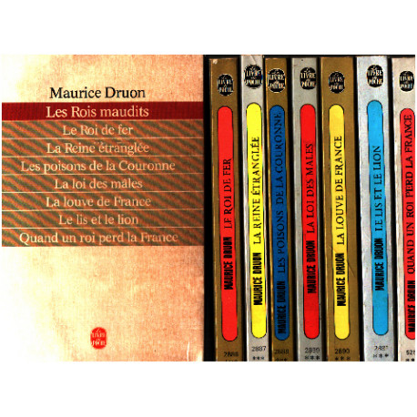Les rois maudits en 7 tomes ( complet )