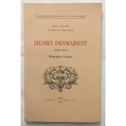 Henry Desmarest : biographie critique