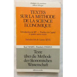 Textes sur la méthode de la science économique (édition biligue...