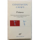Poèmes (traduit du Grec)
