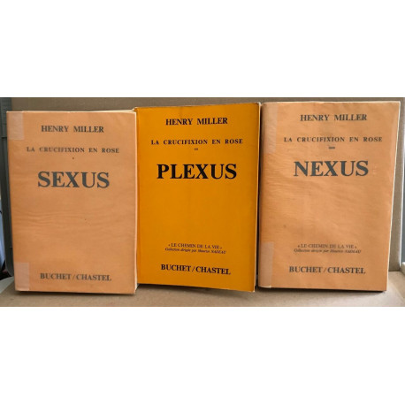 Sexus- plexus-nexus ( lot de 3 titres )