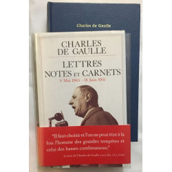 Lettres notes et carnets : 8 mai 1945 - 18 juin 1951