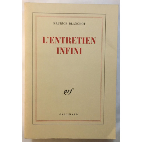 L' entretien infini