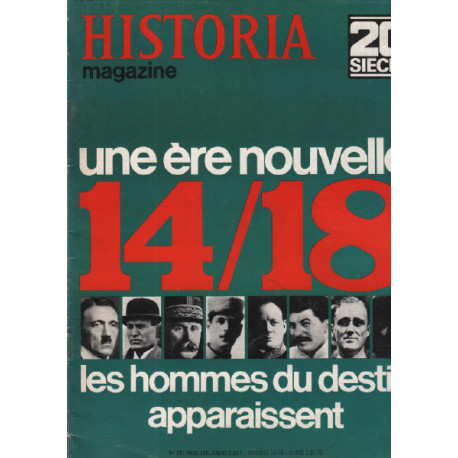20ème siècle / historia magazine n° 113 une ère nouvelle 14 / 18