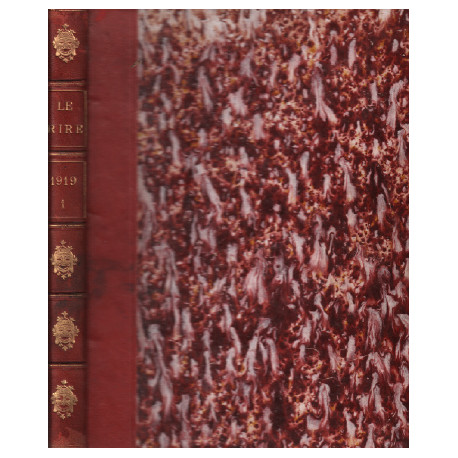 Journal humoristique le rire 1919 / tome 1 25 numéros reliés