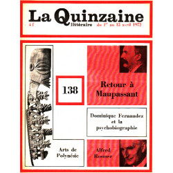 La quinzaine litteraire n° 138 / dominique fernandez et la...