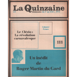 La quinzaine litteraire n° 111 / le clezio : la révolution...