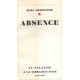 Absence / EO numérotée
