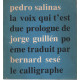 La Voix qui t'est due