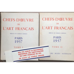 Chefs-d'oeuvre de l'art francais (édition de 1937 en 2 tomes...