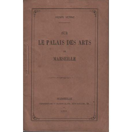 Sur la palais des arts de marseille