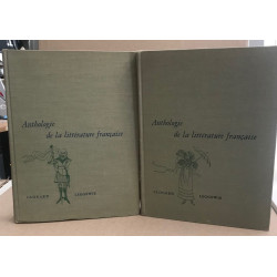 Anthologie de la littérature française / 2 tomes