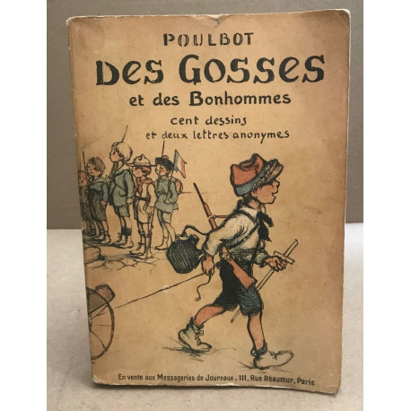 Des gosses et des bonhommes / cent dessins et deux lettres anonymes