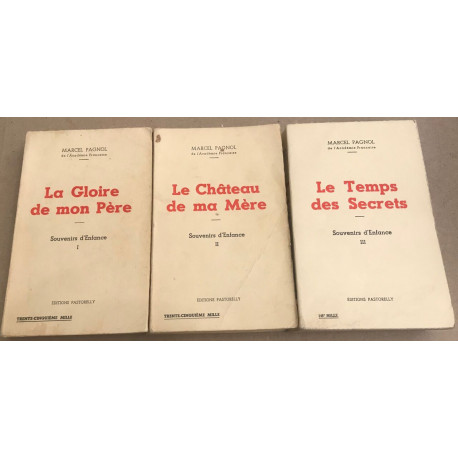 La gloire de mon père -le chateau de ma mère -le temps des...