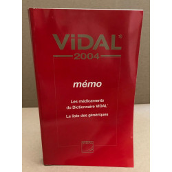 Vidal 2004 / la lsite des génériques