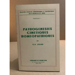 Pathogenesies cinetiques homeopathiques