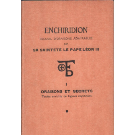 Enchiridion recueil d'oraisons admirables par sa sainteté le pape...