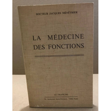 La médecine des fonctions Symptomologie Diathèses Oligo...