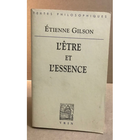 L'être et l'essence